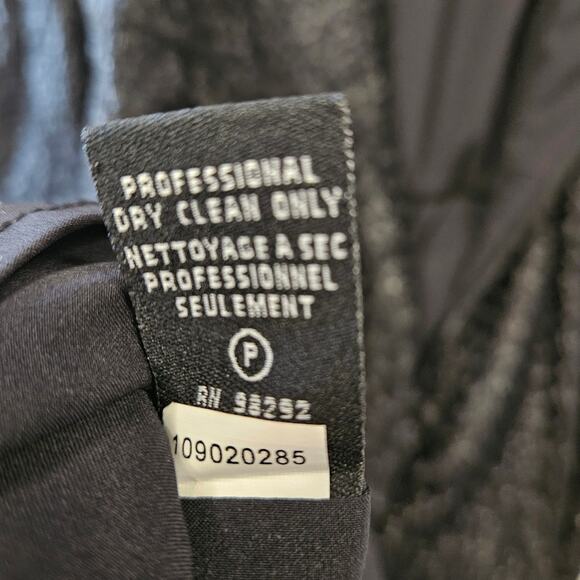 Tibi Black Cocktail Dress 3/4 Length Sleeve Size 4 - Picture 7 of 16